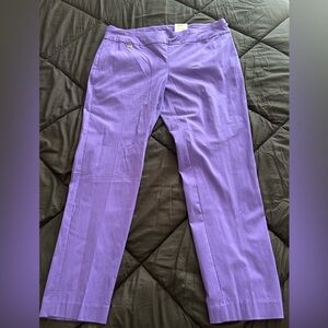 Alfani Plus Size Purple Skinny Pants